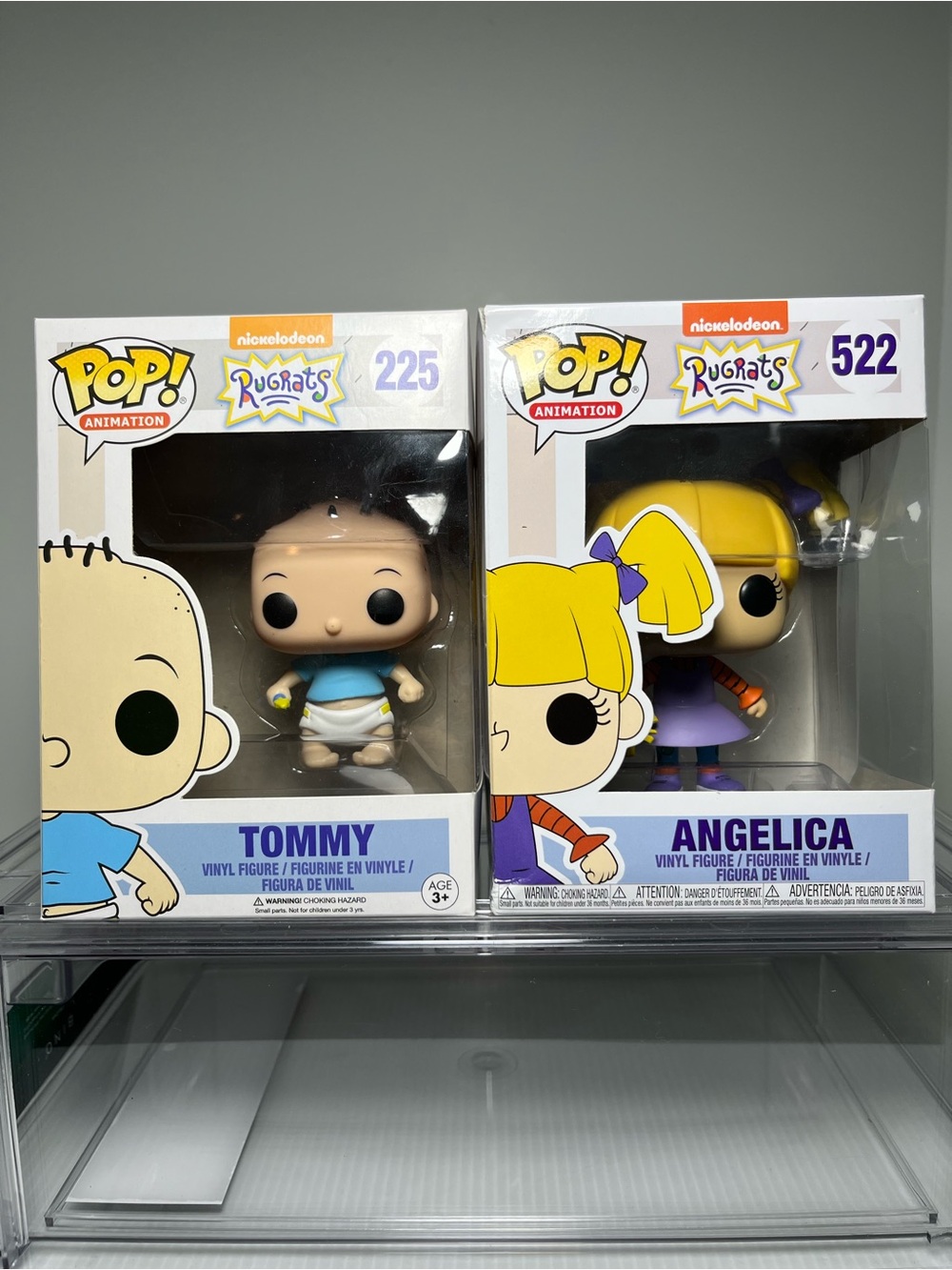 Vaulted 2017 Rugrats Funko Pop Bundle - Tommy #225 & Angelica #522